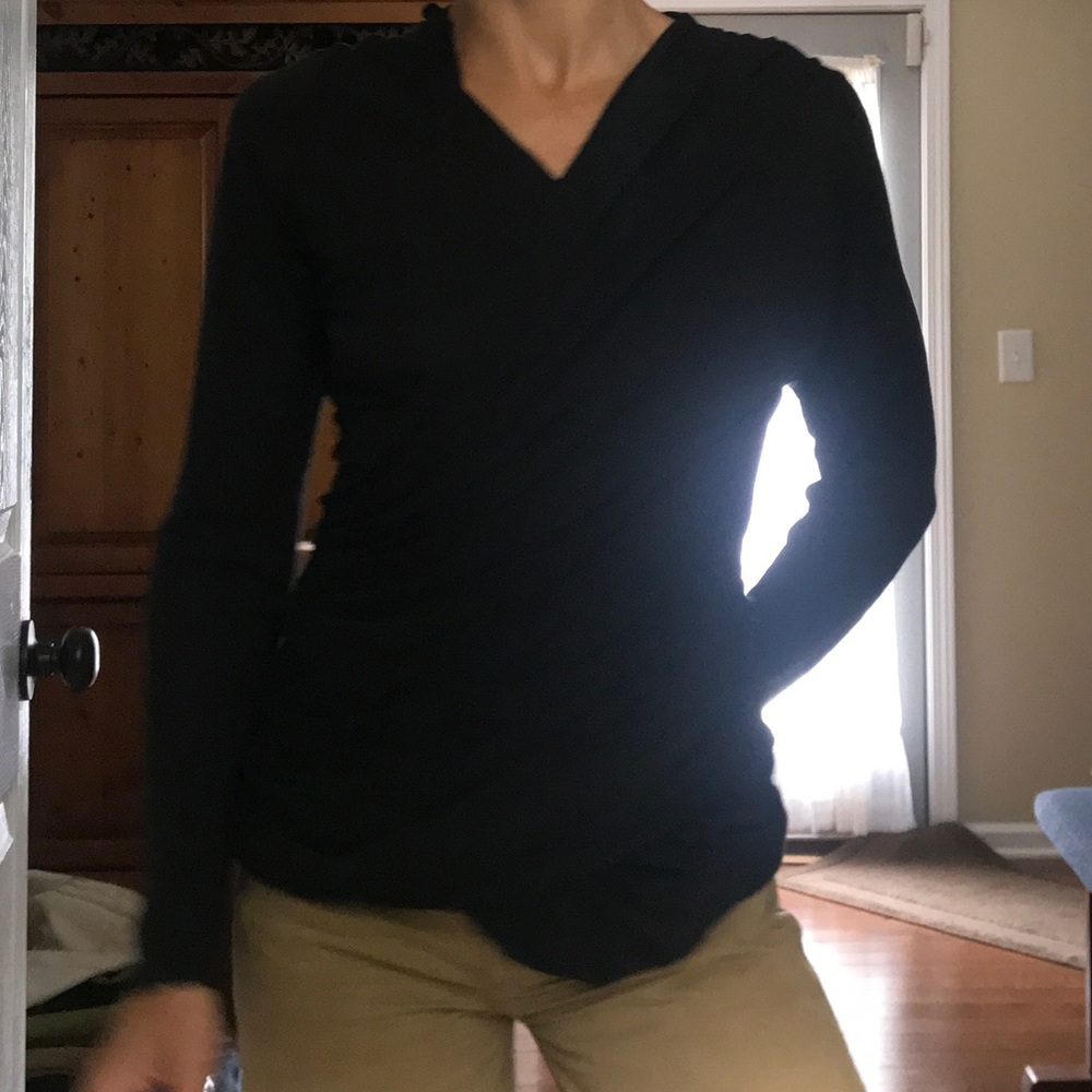 Elm Design folded ruched crossover long sleeve